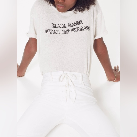 MOTHER denim Dazzler high-rise distressed lace up jeans - Picture 4 of 12